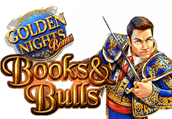 Gamomat - Books and Bulls Golden Nights slot logo